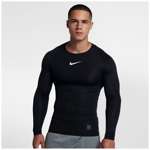 Nike Pro Compression Long Sleeve Top - Men's - Training - Clothing ...