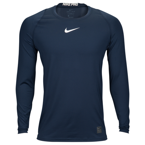 Nike Pro Fitted Long Sleeve Top - Men's - Training - Clothing ...