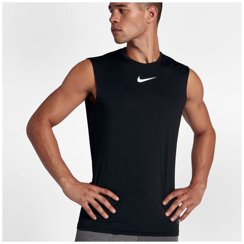 Nike Pro Fitted Sleeveless Top Men's Training Clothing Black