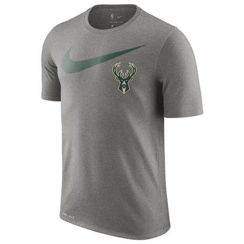 Nike NBA Swoosh Team Logo T-Shirt - Men's - Clothing - Milwaukee Bucks ...