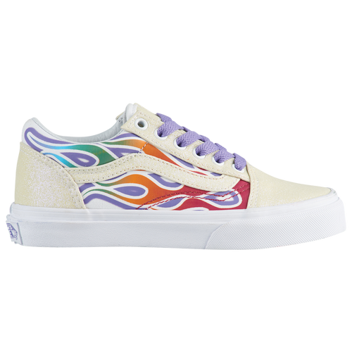 Vans Old Skool - Girls' Preschool - Casual - Shoes - Rainbow/True White