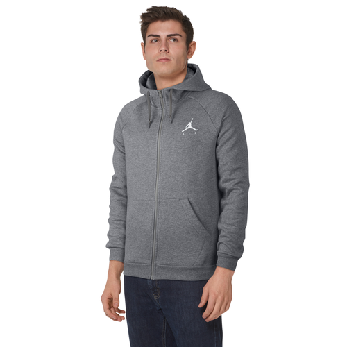 nike jordan jumpman crew neck sweat in grey