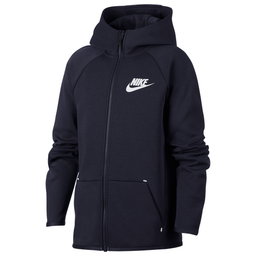 Nike Tech Fleece Full-Zip Hoodie - Boys' Grade School - Training ...