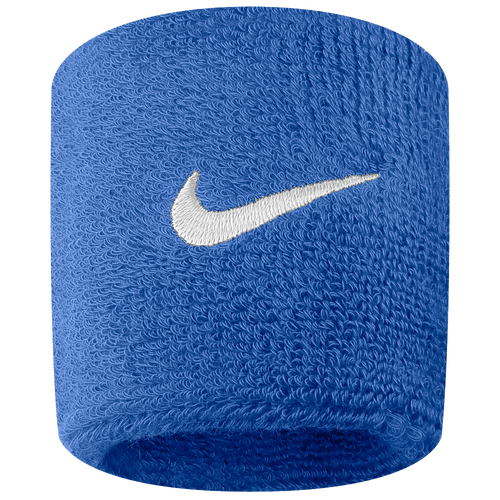 Nike Swoosh Wristbands - Football - Accessories - Royal/White