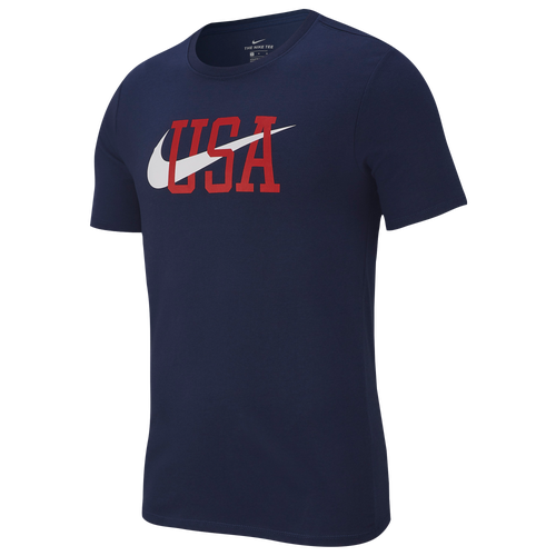 Nike USA Short Sleeve T-Shirt - Men's - Training - Clothing - Navy