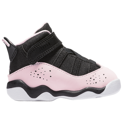 Jordan 6 Rings - Girls' Toddler - Basketball - Shoes - Black/Pink Foam ...