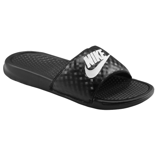 Nike Benassi JDI Slide - Women's - Casual - Shoes - Black/White