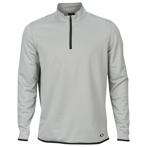 Oakley Range 1/4 Zip Pullover - Men's - Golf - Clothing - Stone Grey