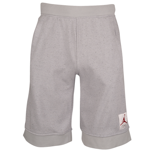 Jordan Retro 4 Shorts - Men's - Basketball - Clothing - Wolf Grey/Black/Dark Grey