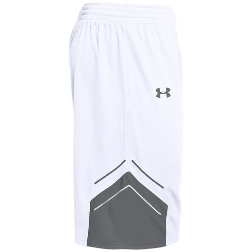 Under Armour Team Crunch Time Shorts Men's Basketball Clothing White/Team Graphite