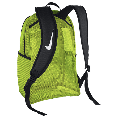 Nike Brazilia Mesh Backpack - Casual - Accessories - Volt/Black/White