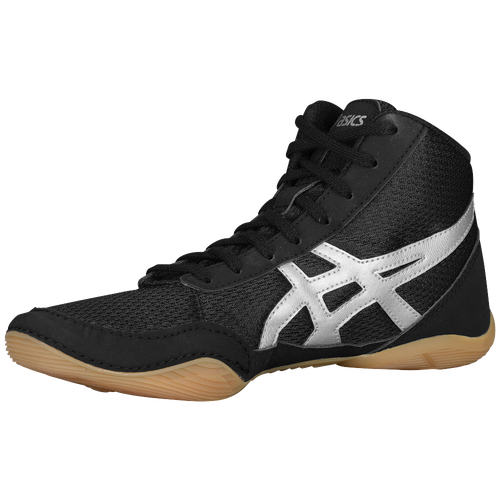 ASICS Matflex 5   Boys Grade School   Wrestling   Shoes   Black/Silver