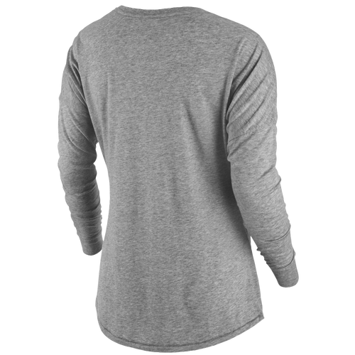 Nike Signal Loose L/S T-shirt - Women's - Casual - Clothing - Dark Grey ...
