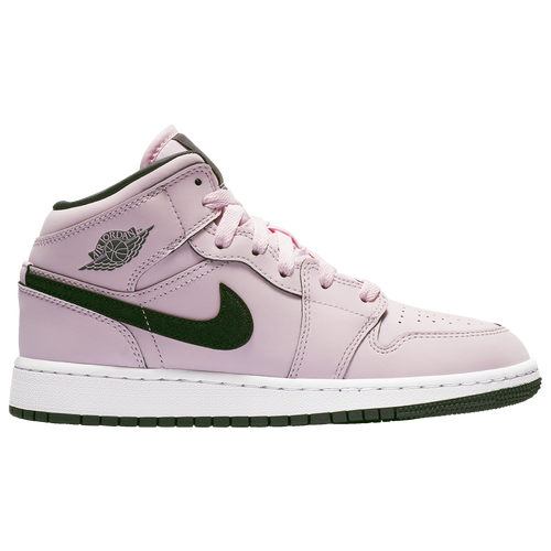 Jordan Aj 1 Mid - Girls' Grade School - Basketball - Shoes - Pink Foam 