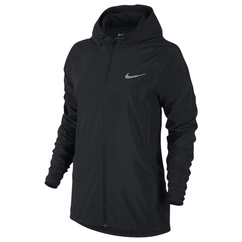 nike running dri fit jacket in black