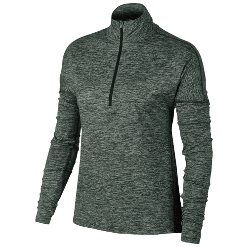 Nike DriFIT Element 1/2 Zip Women's Running Clothing Clay Green Heather