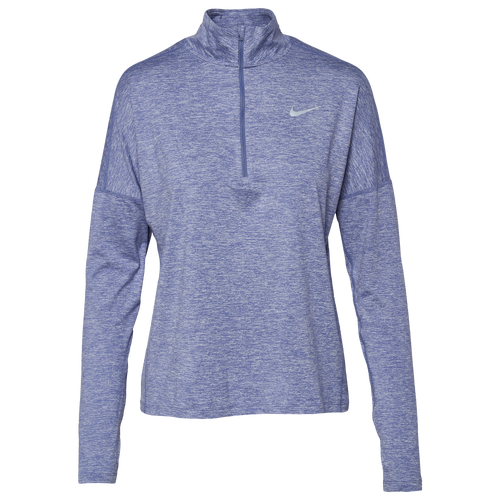 Nike DriFIT Element 1/2 Zip Women's Running Clothing Purple