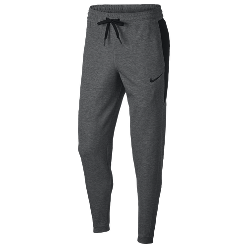 Nike Showtime Pants - Men's - Basketball - Clothing - Black Heather/Black