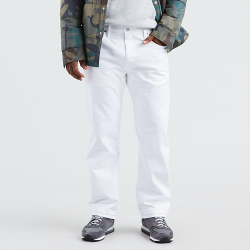 men's white jeans regular fit