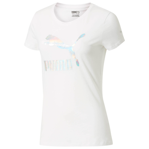 PUMA Iridescent Archive Logo T-Shirt - Women's - Casual - Clothing ...