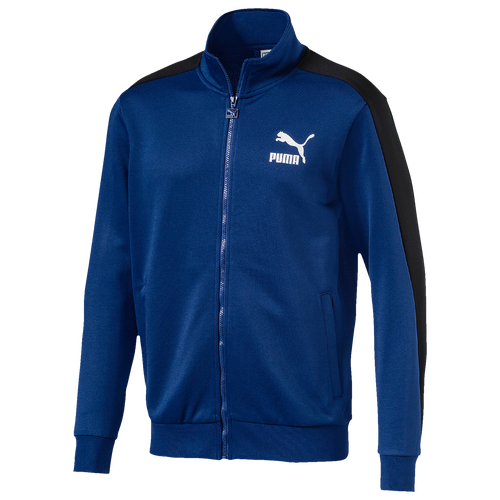 PUMA Classics T7 Track Jacket - Men's - Casual - Clothing - Sodalite Blue