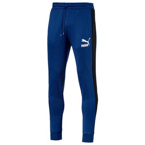 puma t7 track pants blue