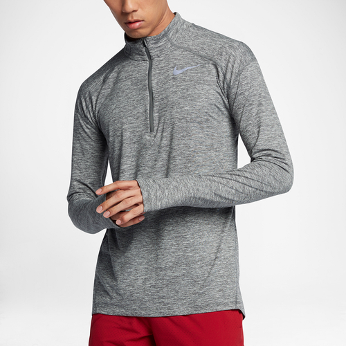 Nike Dri-FIT Element 1/2 Zip - Men's - Running - Clothing - Dark Grey ...