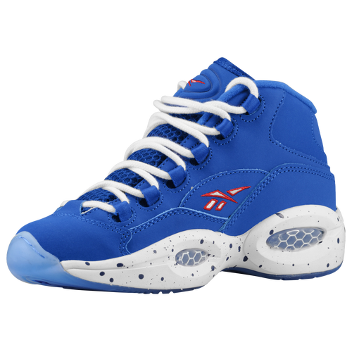 Reebok Question Mid Boys' Grade School Basketball Shoes Blue