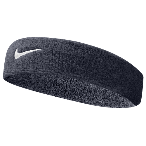 Nike Swoosh Headband   Mens   Basketball   Accessories   Obsidian/White