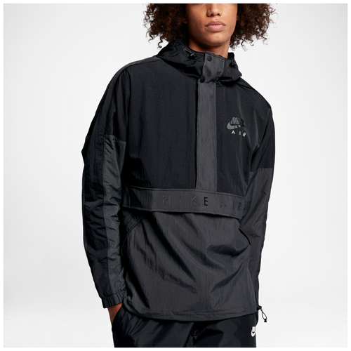 Nike Air Anorak Jacket Men's Casual Clothing Black/Anthracite