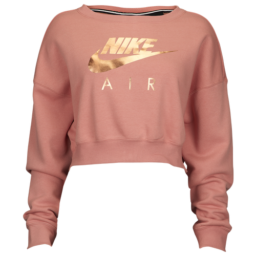 nike rose gold metallic pants