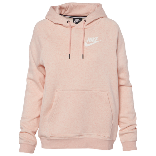 Nike Rally Hoodie - Women's - Casual - Clothing - Storm Pink