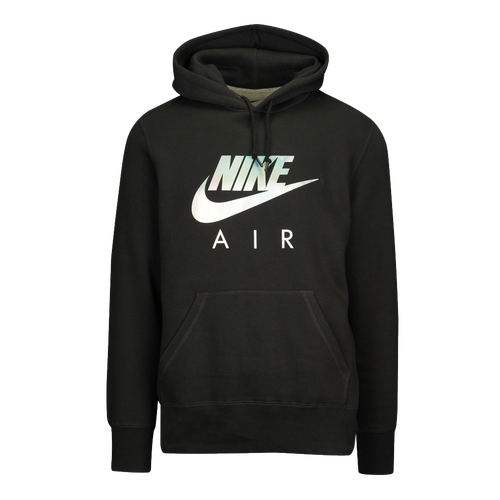 Nike Graphic Hoodie - Men's - Casual - Clothing - Black/Iridescent Foil