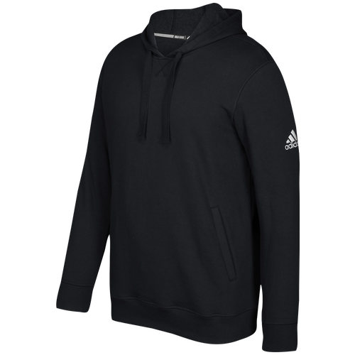 adidas Team Fleece Hoodie - Men's - For All Sports - Clothing - Black/White