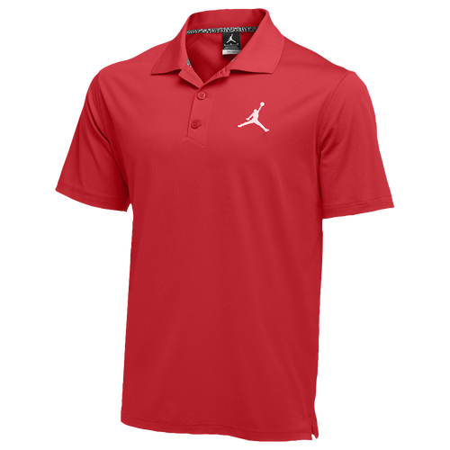 Jordan Team Polo Men's For All Sports Clothing Scarlet/White