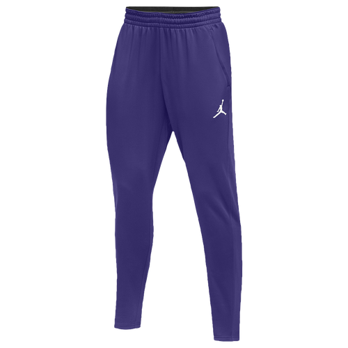 Jordan Team 360 Fleece Pants - Men's - Basketball - Clothing - Purple/White