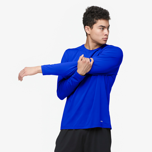  EVAPOR Fitted Long Sleeve Crew   Mens   Training   Clothing   Royal