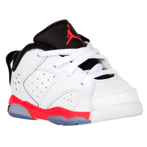 Jordan Retro 6 Low - Boys' Toddler - Basketball - Shoes - White