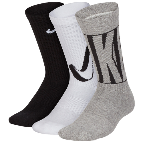 Nike 6 Pack Cushioned Crew Socks - Boys' Grade School - Training ...