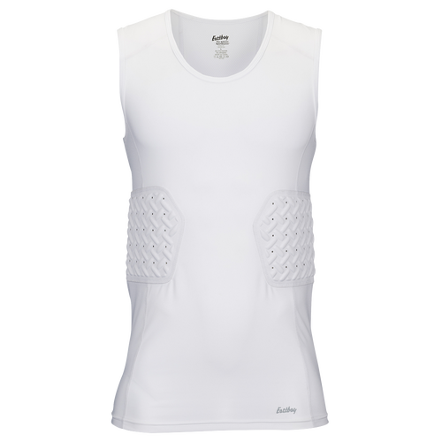 Eastbay Padded Compression Tank - Men's - Basketball - Clothing - White