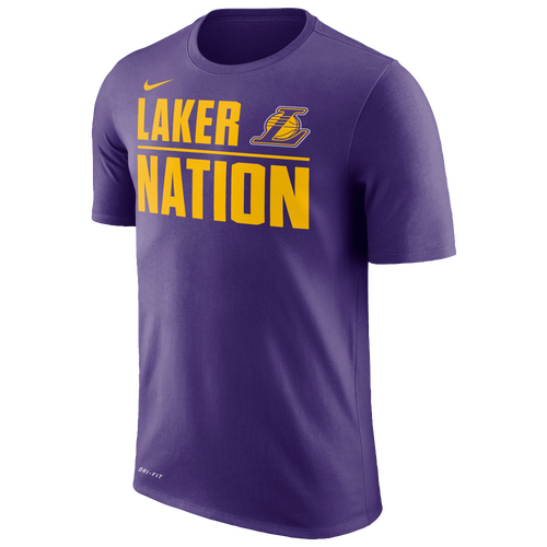 Nike NBA My Team T-Shirt - Men's - Clothing - Los Angeles Lakers - Purple