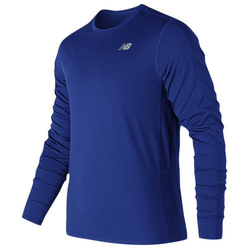 New Balance Accelerate Long Sleeve T-Shirt - Men's - Running - Clothing - Team Royal