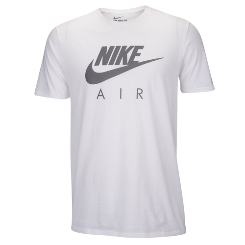 Nike Graphic T-Shirt - Men's - Casual - Clothing - White/Silver