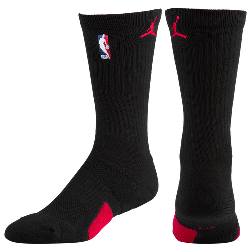 Nike NBA Crew Socks - Accessories - NBA League Gear - Black/University Red