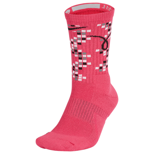 nike elite crew socks pink