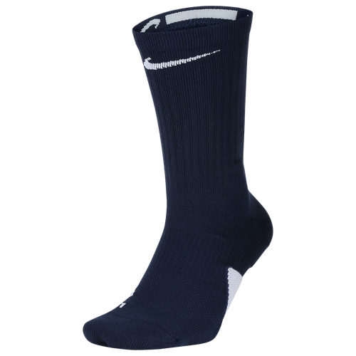 Nike Elite Crew Socks - Basketball - Accessories - Midnight Navy/White