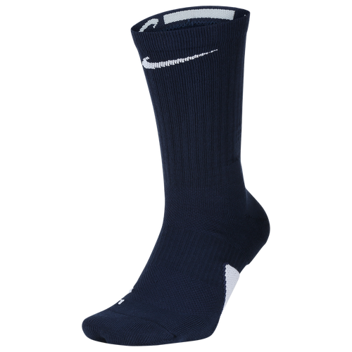 Nike Elite Crew Socks Basketball Accessories Midnight Navy/White