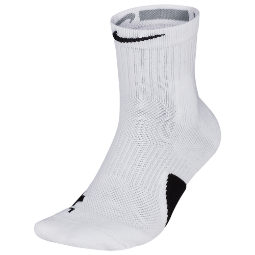 Nike Elite Mid Socks - Basketball - Accessories - White/Black
