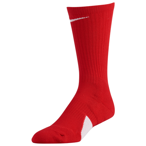 Nike Elite Crew Socks - Basketball - Accessories - University Red/White