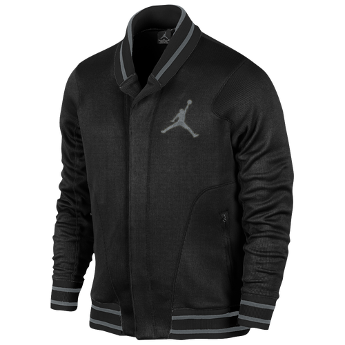 Jordan Varsity Shawl Jacket Men's Basketball Clothing Black